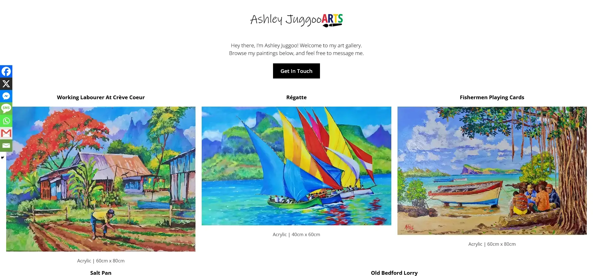 Ashley Juggoo Arts website